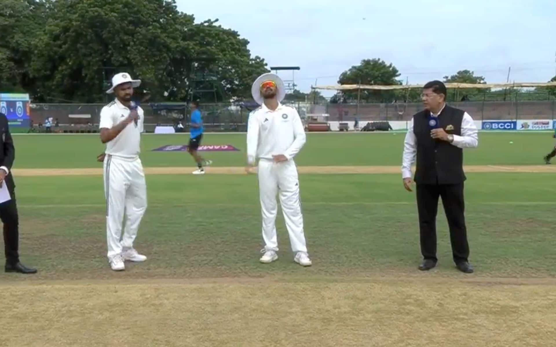 Duleep Trophy 2024 Ruturaj Wins The Toss And Puts Iyer's INDD To Bat